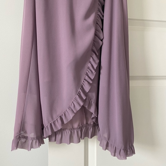 Jessakae Purple Wrap Dress - Picture 2 of 8